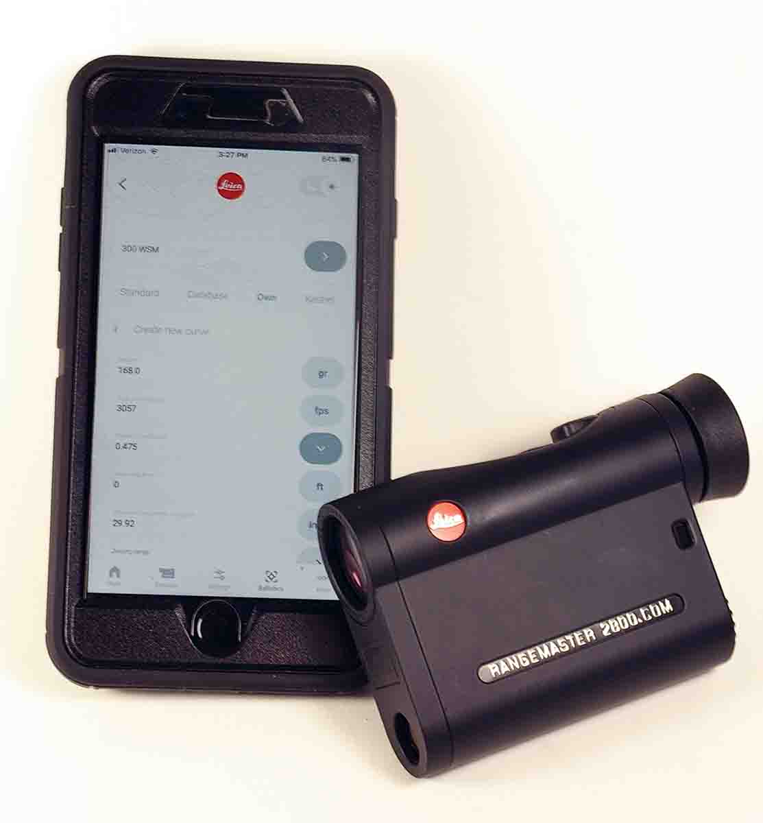 Ballistic information can be entered directly into the new rangefinder, or into the Leica Hunting app on a smartphone then transferred to the Rangemaster.